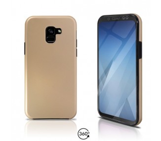 Funda Doble Samsung Galaxy A5 2018 Silicona Delantera y Trasera 360 - 4 Colores