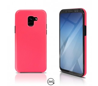 Funda Doble Samsung Galaxy A5 2018 Silicona Delantera y Trasera 360 - 4 Colores