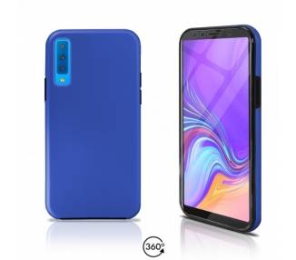 Funda Doble Samsung Galaxy A7 2018 Silicona Delantera y Trasera 360 - 4 Colores