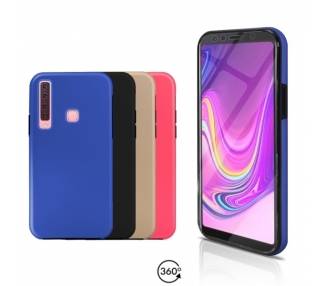 Funda Doble Samsung Galaxy A9 2018 Silicona Delantera y Trasera 360 - 4 Colores