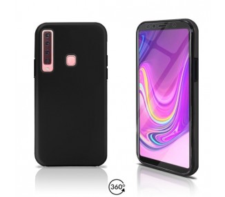 Funda Doble Samsung Galaxy A9 2018 Silicona Delantera y Trasera 360 - 4 Colores