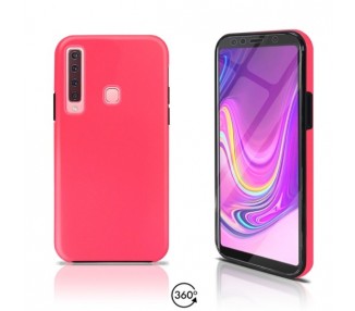Funda Doble Samsung Galaxy A9 2018 Silicona Delantera y Trasera 360 - 4 Colores
