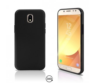 Funda Doble Samsung Galaxy J7 2017 Silicona Delantera y Trasera 360 - 4 Colores