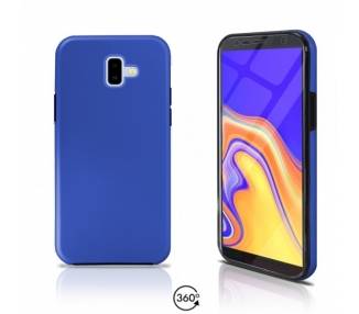 Funda Doble Samsung Galaxy J6 Plus 2018 Silicona Delantera y Trasera 360 - 4 Colores