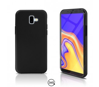 Funda Doble Samsung Galaxy J6 Plus 2018 Silicona Delantera y Trasera 360 - 4 Colores