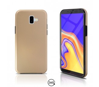 Funda Doble Samsung Galaxy J6 Plus 2018 Silicona Delantera y Trasera 360 - 4 Colores