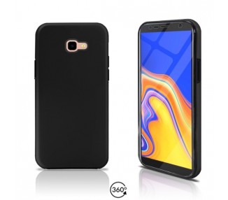Funda Doble Samsung Galaxy J4 + 2018 Silicona Delantera y Trasera 360 - 
