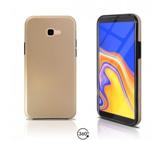 Funda Doble Samsung Galaxy J4 + 2018 Silicona Delantera y Trasera 360 - 