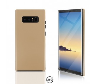 Funda Doble Samsung Galaxy NOTE 8 Silicona Delantera y Trasera 360 - 4 Colores