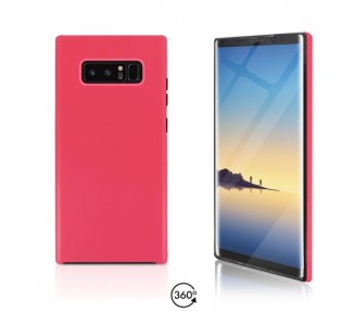 Funda Doble Samsung Galaxy NOTE 8 Silicona Delantera y Trasera 360 - 4 Colores