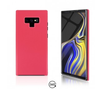 Funda Doble Samsung Galaxy NOTE 9 Silicona Delantera y Trasera 360 - 4 Colores