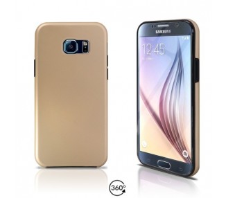Funda Doble Samsung Galaxy S6 Silicona Delantera y Trasera 360 - 4 Colores