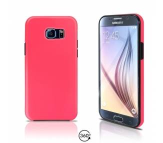 Funda Doble Samsung Galaxy S6 Silicona Delantera y Trasera 360 - 4 Colores