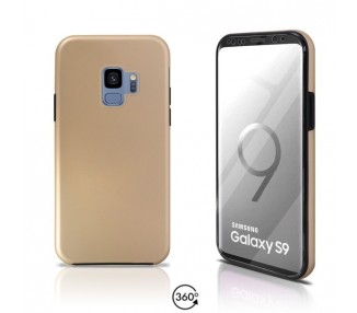 Funda Doble Samsung Galaxy S9 Silicona Delantera y Trasera 360 - 4 Colores