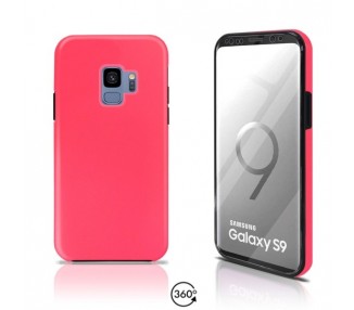 Funda Doble Samsung Galaxy S9 Silicona Delantera y Trasera 360 - 4 Colores