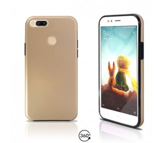 Funda Doble Xiaomi MI A1 / 5X Silicona Delantera y Trasera 360 - 4 Colores
