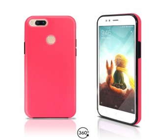 Funda Doble Xiaomi MI A1 / 5X Silicona Delantera y Trasera 360 - 4 Colores