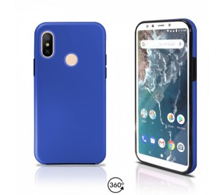 Funda Doble Xiaomi MI A2 / 6X Silicona Delantera y Trasera 360 - 4 Colores