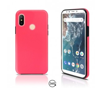Funda Doble Xiaomi MI A2 / 6X Silicona Delantera y Trasera 360 - 4 Colores