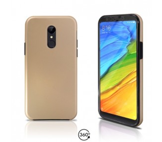 Funda Doble Xiaomi Redmi 5 Silicona Delantera y Trasera 360 - 4 Colores