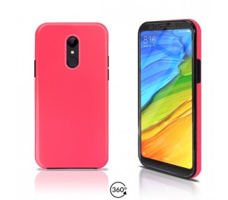 Funda Doble Xiaomi Redmi 5 Silicona Delantera y Trasera 360 - 4 Colores