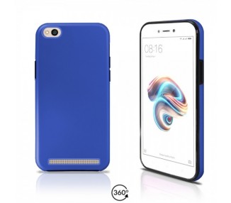 Funda Doble Xiaomi Redmi 5A Silicona Delantera y Trasera 360 - 4 Colores