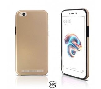Funda Doble Xiaomi Redmi 5A Silicona Delantera y Trasera 360 - 4 Colores