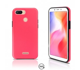 Funda Doble Xiaomi Redmi 6 Silicona Delantera y Trasera 360 - 4 Colores