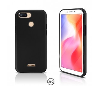 Funda Doble Xiaomi Redmi 6 Silicona Delantera y Trasera 360 - 4 Colores