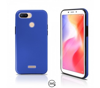 Funda Doble Xiaomi Redmi 6 Silicona Delantera y Trasera 360 - 4 Colores