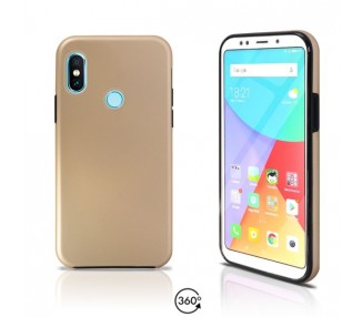 Funda Doble Xiaomi Redmi NOTE 5 Silicona Delantera y Trasera 360 - 4 Colores