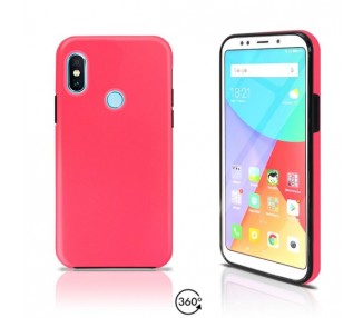 Funda Doble Xiaomi Redmi NOTE 5 Silicona Delantera y Trasera 360 - 4 Colores