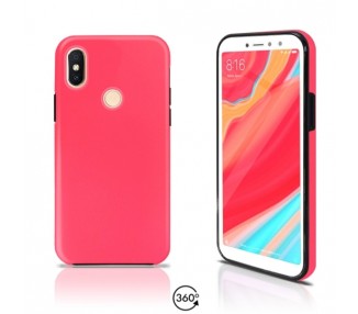 Funda Doble Xiaomi Redmi S2 Silicona Delantera y Trasera 360 - 4 Colores