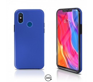 Funda Doble Xiaomi MI 8 Silicona Delantera y Trasera 360 - 4 Colores