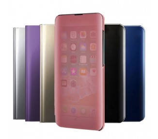 Funda Flip con Stand iPhone 5 / 5S / SE Clear View - 6 Colores