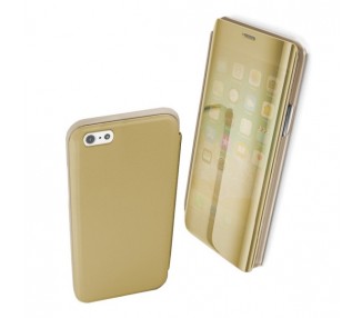 Funda Flip con Stand iPhone 5 / 5S / SE Clear View - 6 Colores