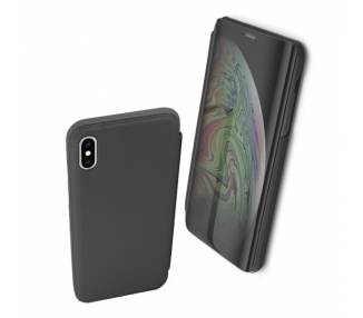 Funda Flip con Stand iPhone Xs Max Clear View - 6 Colores