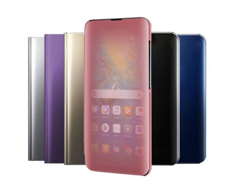 Funda Flip con Stand Huawei Mate 20 Pro Clear View - 6 Colores
