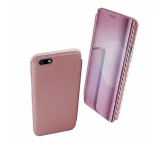 Funda Flip con Stand Huawei Y5 2018 Clear View - 6 Colores