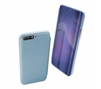 Funda Flip con Stand Huawei Y6 2018 / Honor 7A Clear View - 6 Colores