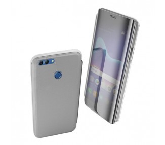 Funda Flip con Stand Huawei Y9 2018 Clear View - 6 Colores