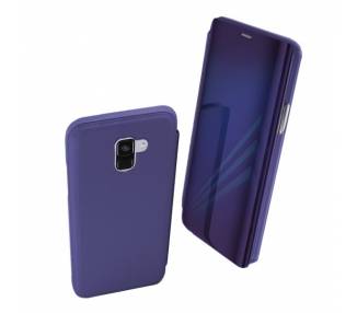 Funda Flip con Stand Samsung Galaxy A8 2018 Clear View - 6 Colores