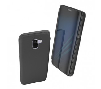 Funda Flip con Stand Samsung Galaxy A8 2018 Clear View - 6 Colores