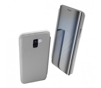Funda Flip con Stand Samsung Galaxy A8 2018 Clear View - 6 Colores