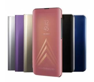 Funda Flip con Stand Samsung Galaxy A6 Plus 2018 Clear View - 6 Colores