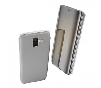 Funda Flip con Stand Samsung Galaxy A6 Plus 2018 Clear View - 6 Colores