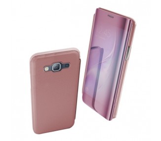 Funda Flip con Stand Samsung Galaxy J3 2016 Clear View - 6 Colores