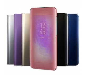 Funda Flip con Stand Samsung Galaxy J3 2018 Clear View - 6 Colores