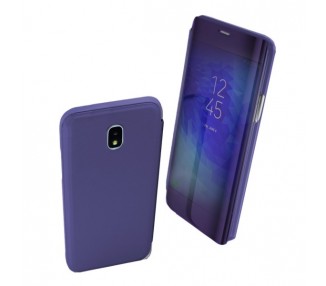 Funda Flip con Stand Samsung Galaxy J3 2018 Clear View - 6 Colores