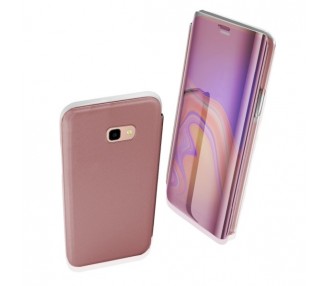 Funda Flip con Stand Samsung Galaxy J4 Plus Clear View - 6 Colores